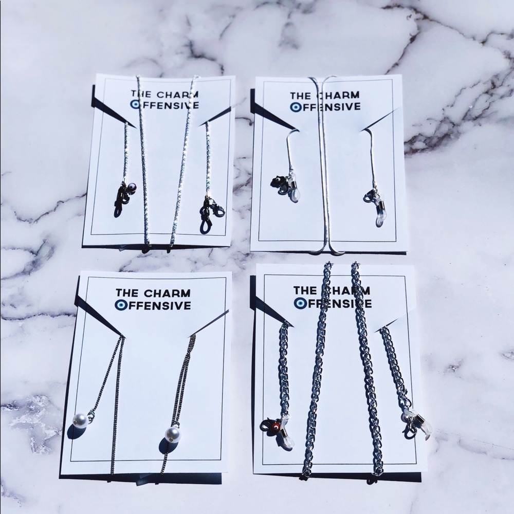 The charm offensive silver mask chains 10